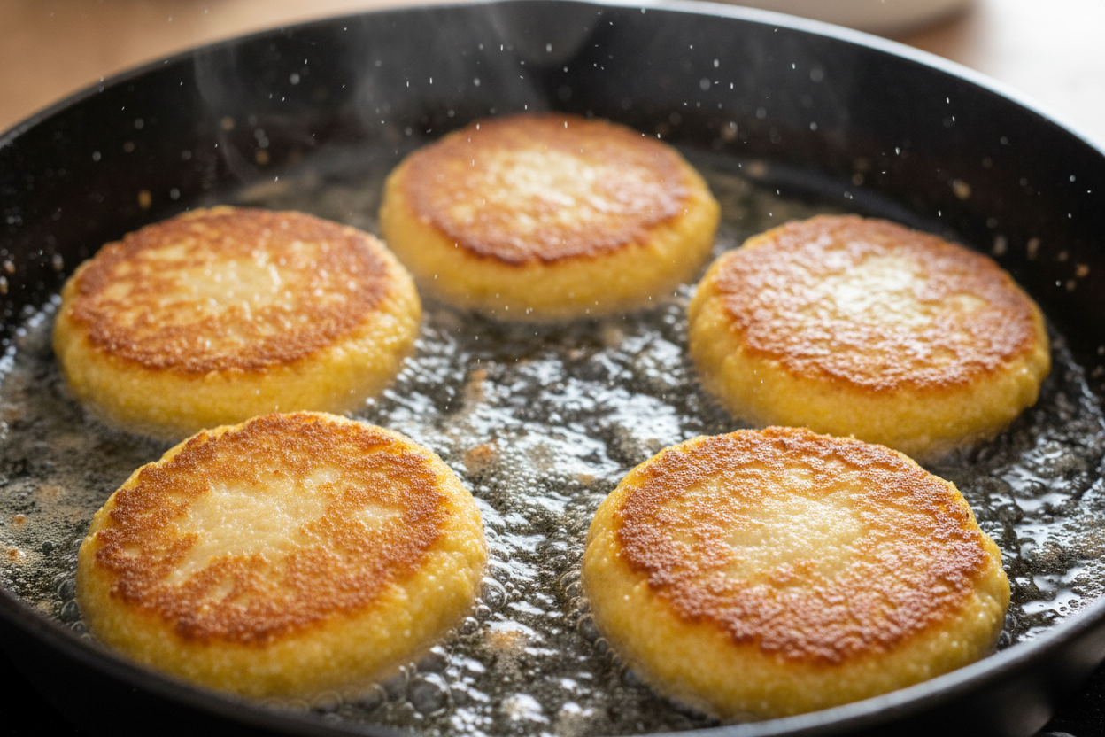 How To Make Hot Water Cornbread On The Stove preparation step 2