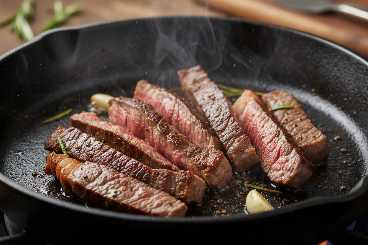 Pepper Steak with Bell Peppers and Onion preparation step 1