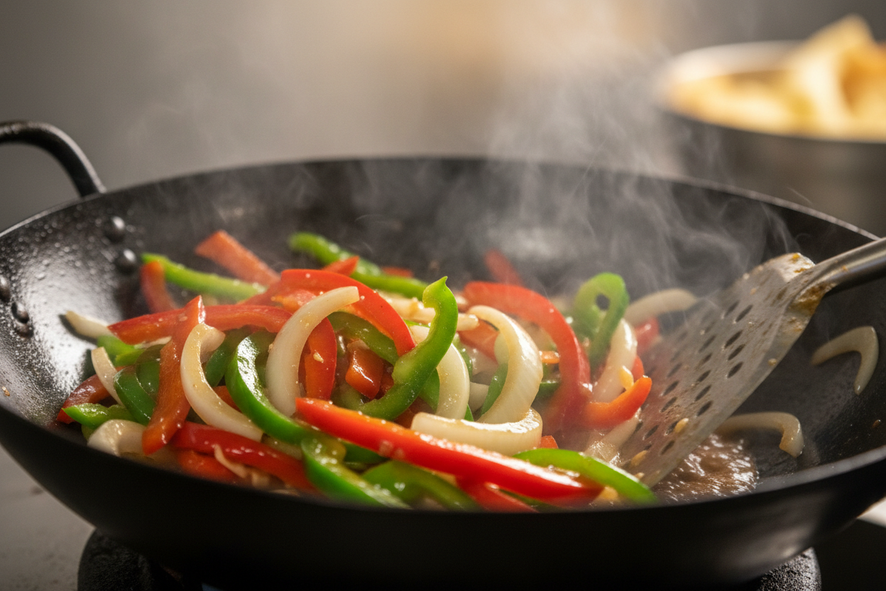 Pepper Steak with Bell Peppers and Onion preparation step 2