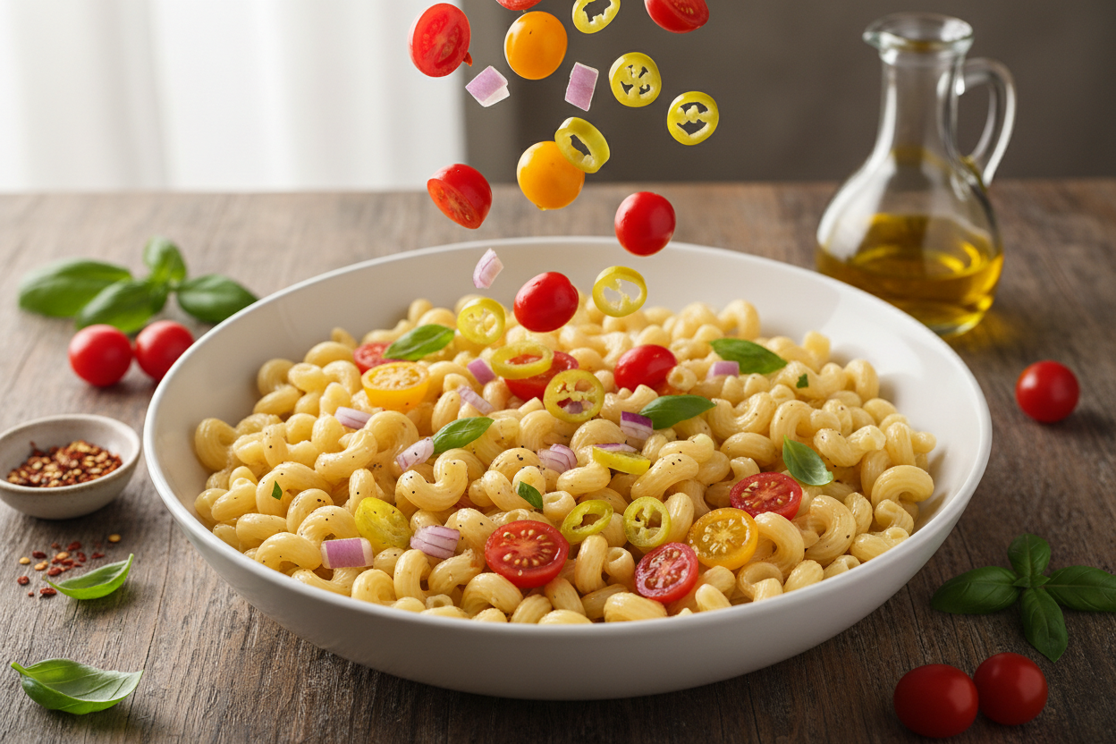 Pesto Pasta Salad preparation step 2