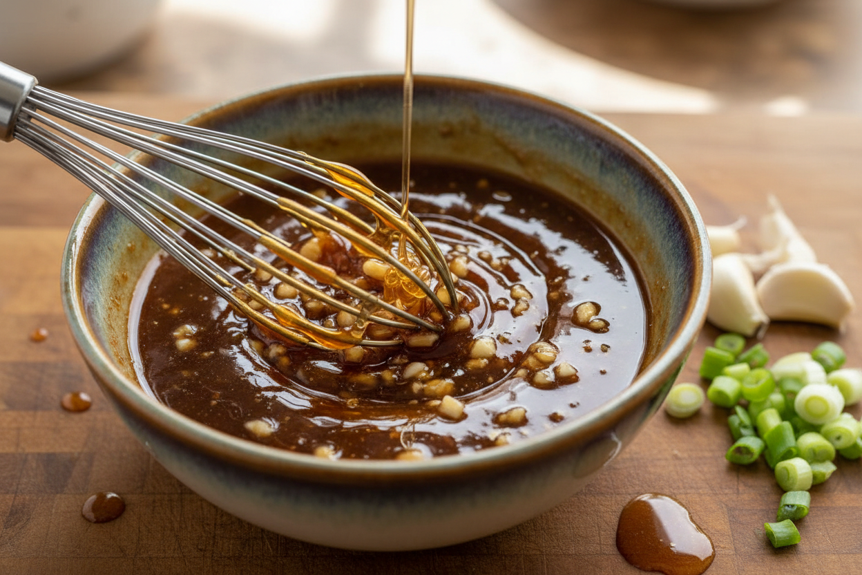 Slow Cooker Honey Garlic Chicken preparation step 1
