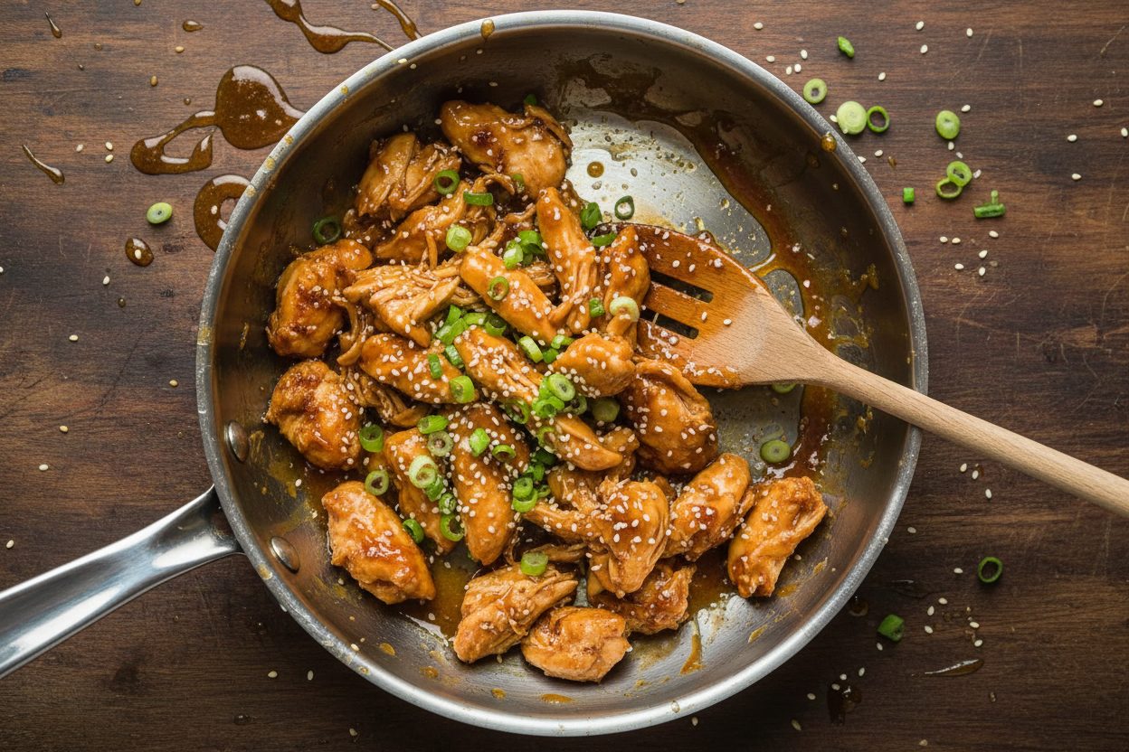 Slow Cooker Honey Garlic Chicken preparation step 2