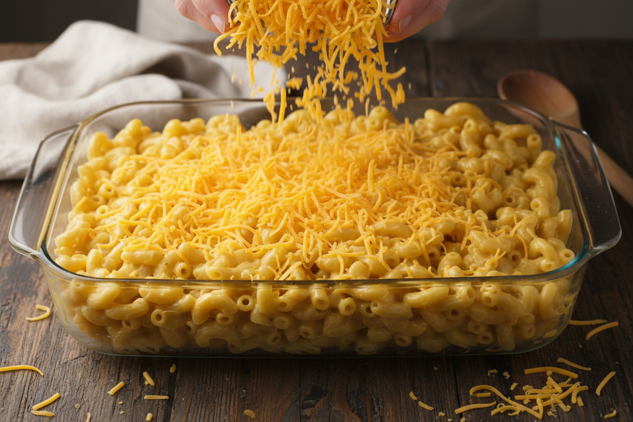 Southern Baked Mac and Cheese preparation step 2