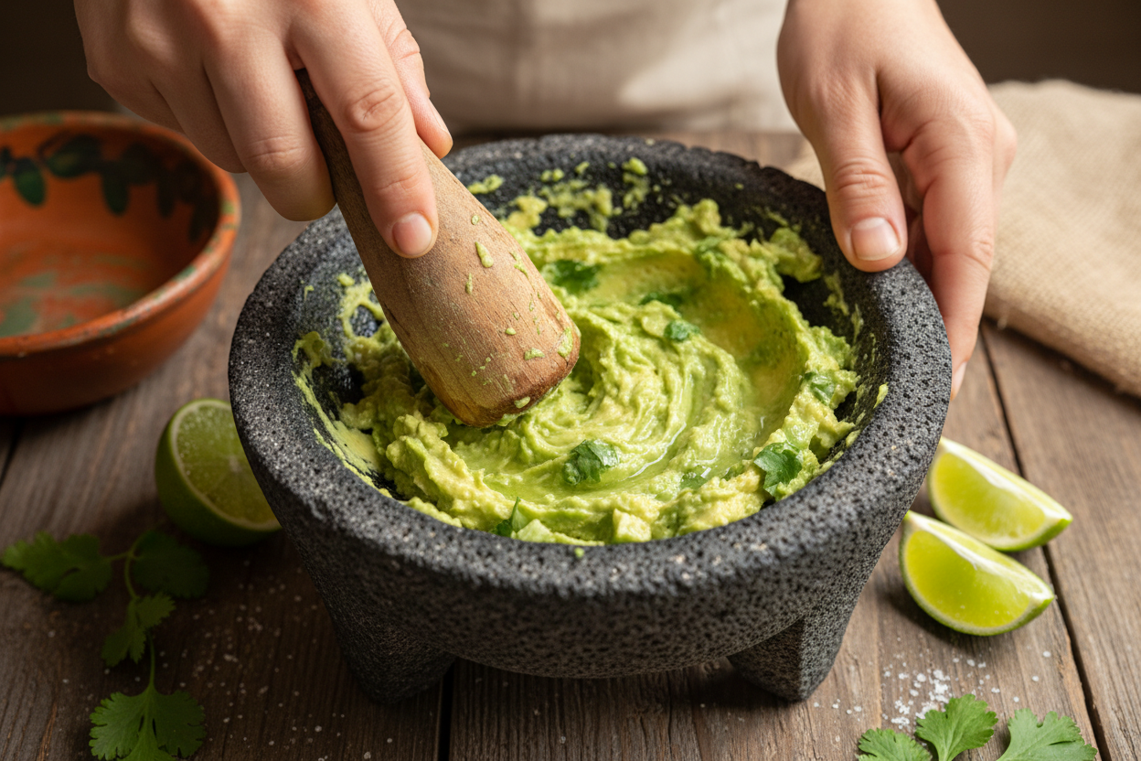 The Best Guacamole preparation step 1