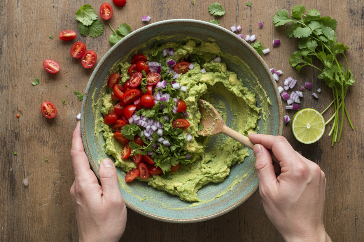 The Best Guacamole preparation step 2