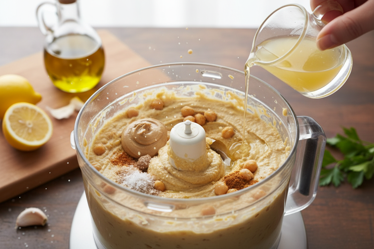 The Best and Easiest Hummus preparation step 1