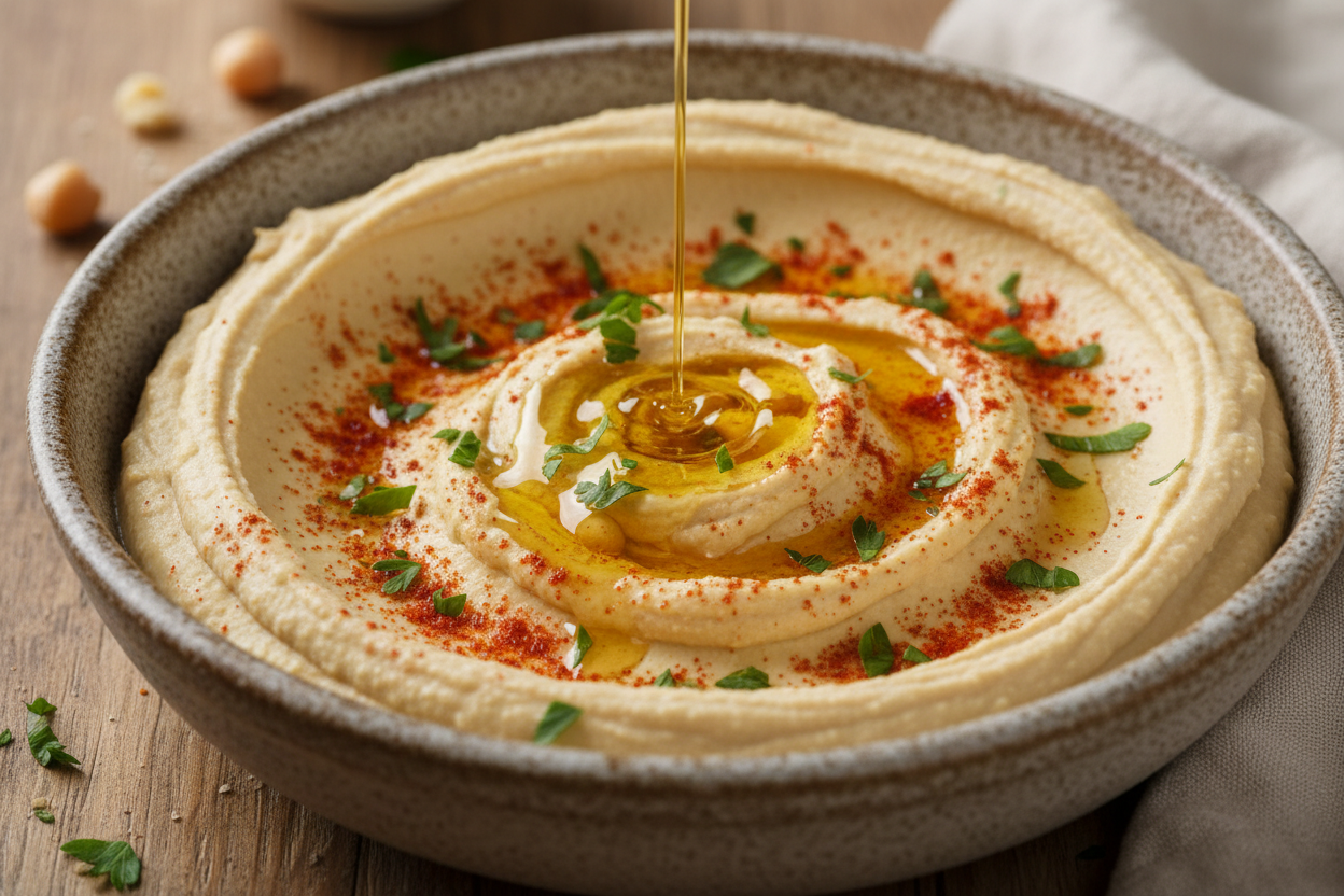 The Best and Easiest Hummus preparation step 2