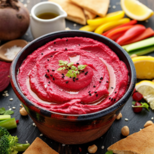 Vibrant Beetroot Dip: A Healthy and Colorful Appetizer