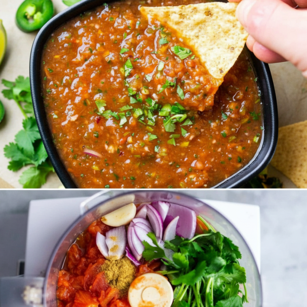 5-Minute Homemade Restaurant-Style Salsa (Easy Recipe)