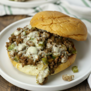 Easy Cheesesteak Sloppy Joes Recipe (30-Minute Meal)