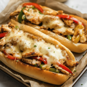 Easy Chicken Philly Cheese Steaks Recipe (Fast & Cheesy)