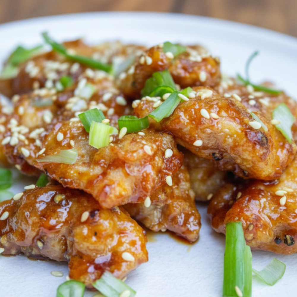 Crispy Chinese Honey Garlic Chicken Recipe (Easy at Home)