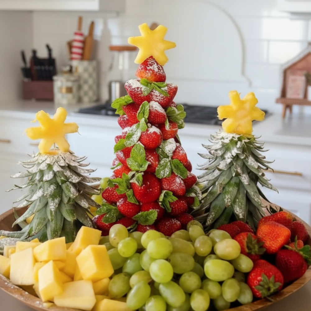 Festive Christmas Tree Fruit Platter & Cheese Board Guide