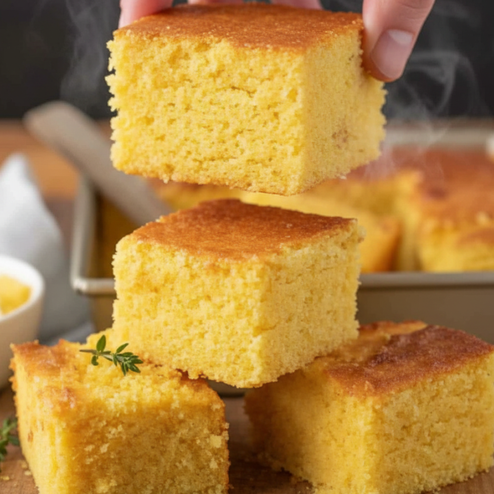 Savory Brown Butter Thyme Cornbread