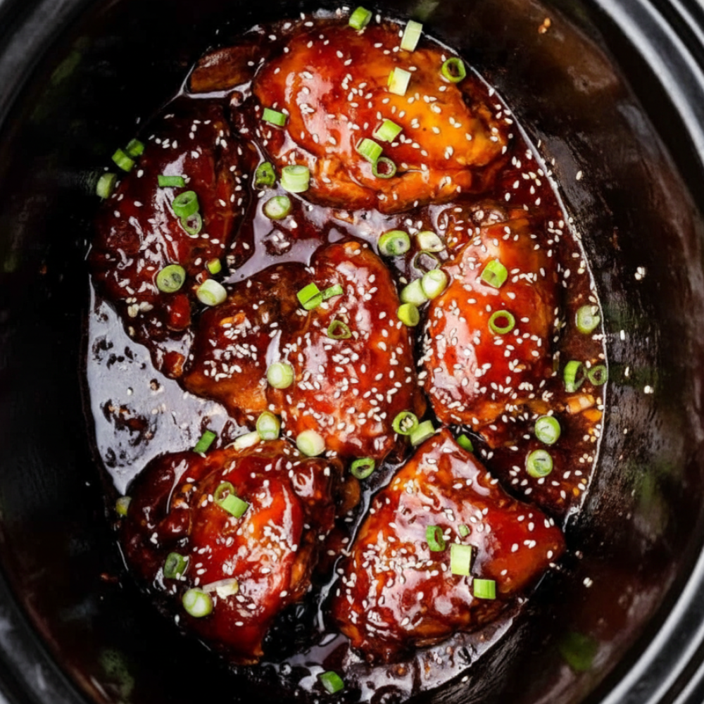 Easy Slow Cooker Honey Garlic Chicken Recipe