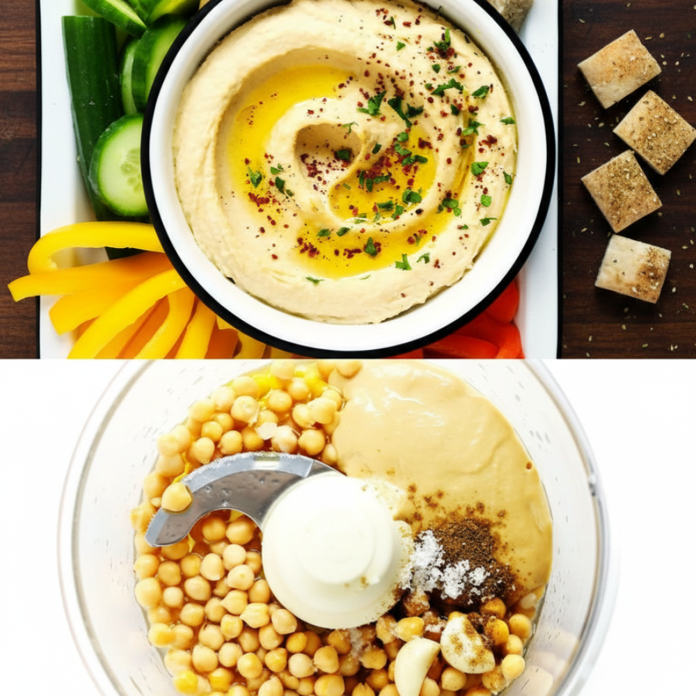 Easy Homemade Hummus Recipe: Fresh & Creamy Dip