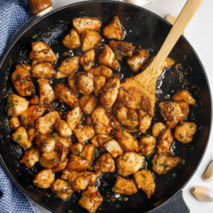 15-Minute Honey Garlic Chicken Bites Recipe
