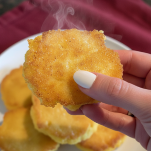 Quick & Easy Southern Fried Cornmeal Patties on the Stove