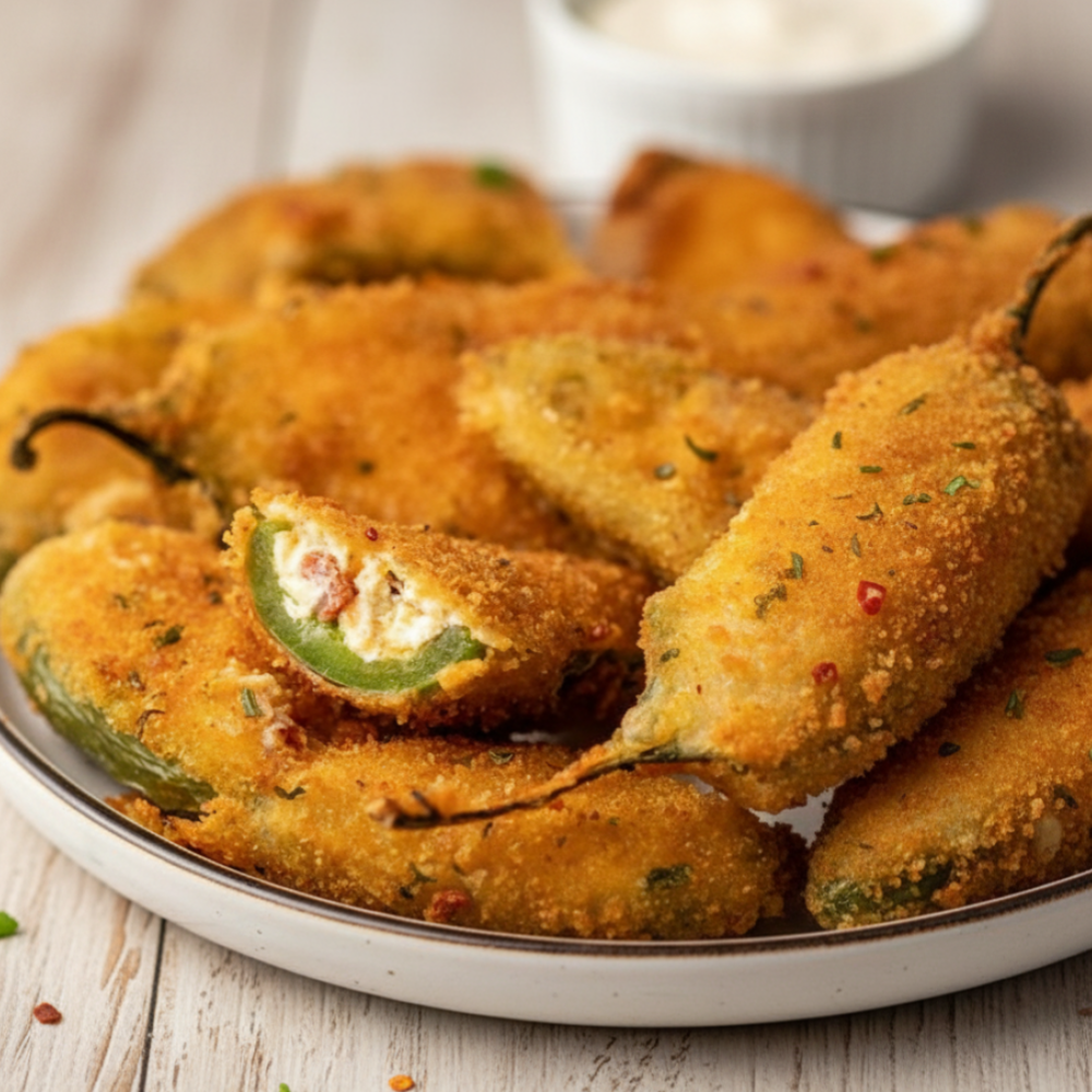 Crispy Beef & Cream Cheese Jalapeno Poppers Recipe