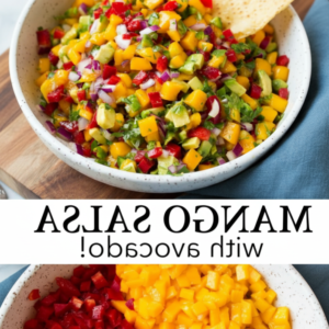 Fresh Mango Salsa Recipe with Creamy Avocado