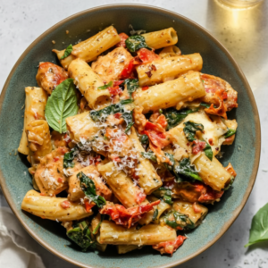 Pesto Chicken Pasta Bake (Rich & Creamy Recipe)