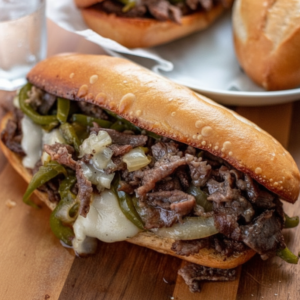 Authentic Homemade Cheesesteak Sandwich Recipe