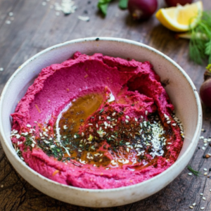 Easy 10-Minute Beetroot Hummus Recipe | Bright & Healthy Dip