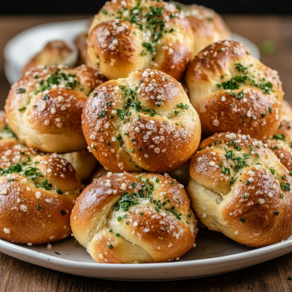 Fast & Easy Sourdough Garlic Twists Recipe