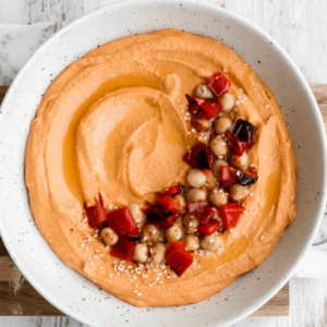 Creamy Roasted Sweet Pepper Dip: An Easy Vegan Appetizer