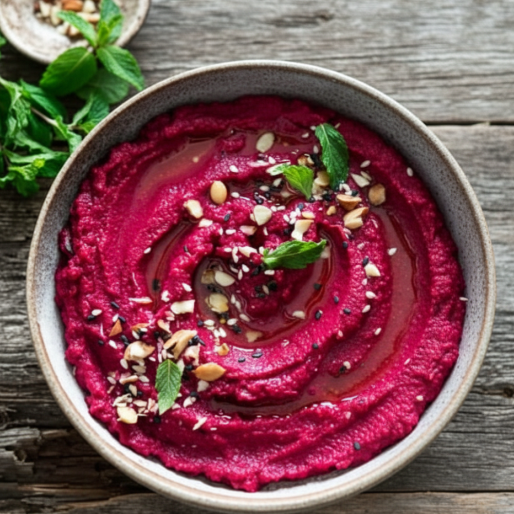 Vibrant Roasted Beetroot Dip: Easy Vegan Recipe