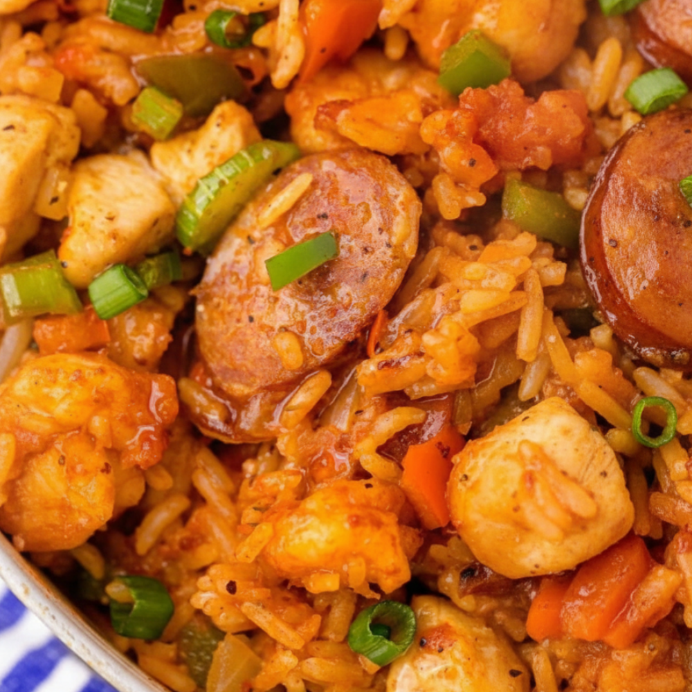 Stovetop Jambalaya: Easy Chicken & Beef Sausage Recipe