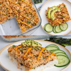 Viral Sushi Bake Recipe: Easy Seafood and Rice Casserole